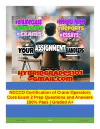 Crane Operation and Safety