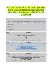 Crane Operation and Safety