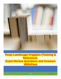 Exam Review Questions and Answers 100%Pass