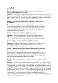 questões e respostas  capitulo 3 livro psicologias
