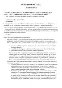 Derecho mercantil: sociedades