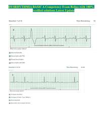 DYSRHYTHMIA BASIC A Competency Exam Relias-with 100% verified solutions Latest Update