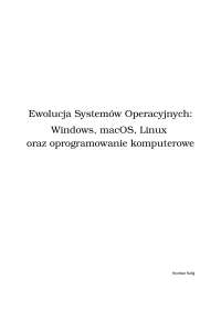 Ewolucja systemów operacyjnych