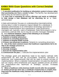 Health Information Management Strategies and Processes