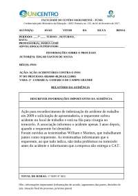 Relatório de Audiência