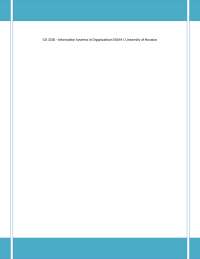 Information Systems in Organizations: Exam 1 Overview