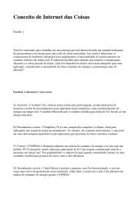 Desafio do Conceito de Internet das Coisas