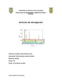 Articulo de divulgacion