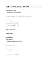 Radiological Findings in Musculoskeletal and Endocrine Disorders