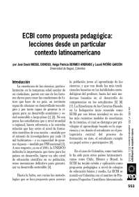ECBI en Colombia: Lecciones del Proyecto Pequeños Científicos