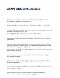 Unmanned Aircraft Systems (UAS) Fundamentals