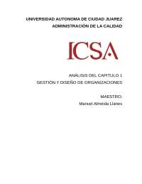 ADMINISTRACION DE LA CALIDAD