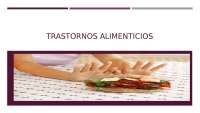 Trastornos Alimentarios: Desnutrición, Obesidad y Gastroenteritis - Prof. Peñaloza Thompso