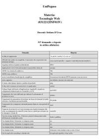 Tecnologie Web - 517 domande e risposte