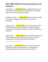 Life Cycle Assessment (LCA) Concepts and Challenges