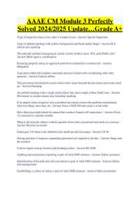 Airport Operations and Safety Management