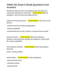 Food Science and Nutrition: Preserving and Protecting the Food Supply