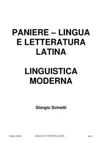 PANIERE LINGUA E LETTERATURA LATINA PEGASO LM39 ANNO 24/25