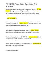 FSHN 185 Final Exam Questions And Answers.docx
