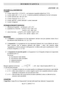 Fondamenti di Biomeccanica del Movimento Umano
