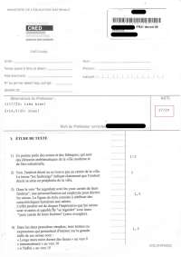 devoirs 4ème français 5