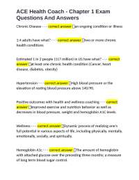 Chronic Disease and Integrative Health Coaching