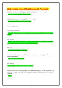 CPJE Mostly Tested Questions with Answers.
