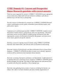 Donor Research and Cultivation Strategies for Fundraising
