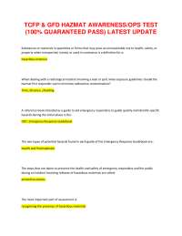 Hazardous Materials Incident Response