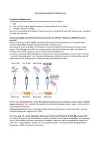 Dispensa Metodologie Genetico-Molecolari (prof. Alessandro Achilli)