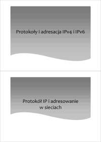 Adresy ipv6 ipv4 sprawdzenie