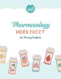 Worksheet for pharmacology