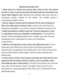 Real Estate Concepts and Practices