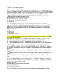 Practice Questions for Nursing Students