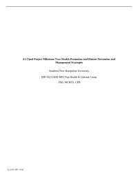 Health Promotion and Disease Prevention Strategies at Jackson Memorial Hospital