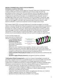 Gestione del ciclo di vita del prodotto: PLM e PDM - Prof. Rizzi
