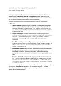 Relatório de Aula Prática - Linguagem de Programação - B