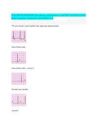 PALS WITH VERIFIED Questions and Answers LATEST UPDATE 2025 withComplete Solutions (GRADED