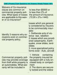 Commercial Property and Liability Insurance