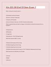 Biological Concepts and Processes