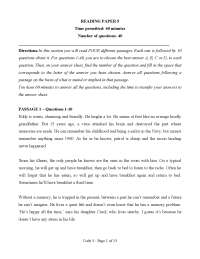 Reading Comprehension Exercises: Understanding Memory and the Blue Planet