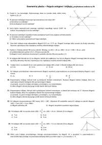 Geometria płaska pojęcia wstępne