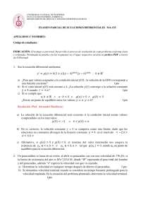 EXAMEN DE ECUACIONES DIFERENCIALES