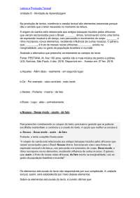 UG0105D - Leitura e Produção Textual-Atividade de Aprendizagem 8- Respondida e Comentada.