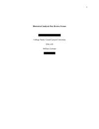 Rhetorical Analysis of the CDC's ADHD Website