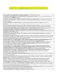 DIRITTO AMMINISTRATIVO SPORTIVO LM47 PEGASO