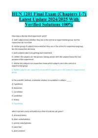 Nutrition and Digestion