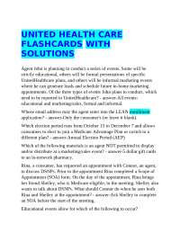 UnitedHealthcare Medicare Advantage Plan Marketing and Enrollment Guidelines