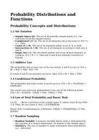 Probability Distributions and Functions: A Comprehensive Guide for Students