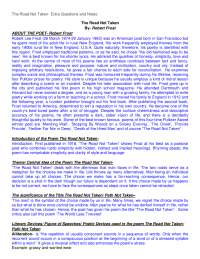 Analysis of Robert Frost's "The Road Not Taken": Exploring Choices and Life's Journey